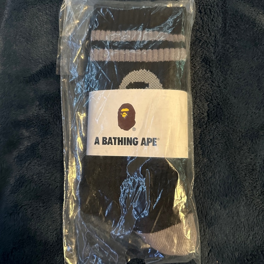 A Bathing Ape (Bape) socks